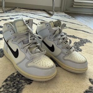 Preschool Nike Dunk High PS Football Grey Black Size 13 C